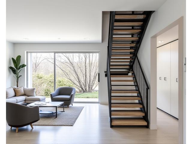 모던 디자인 주거용 금속 계단